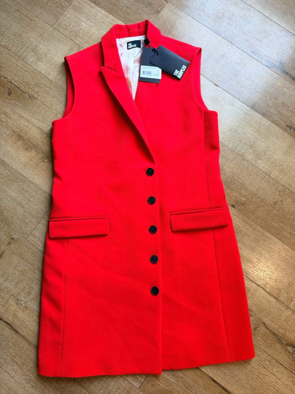 Kooples sleeveless tailored blazer dress